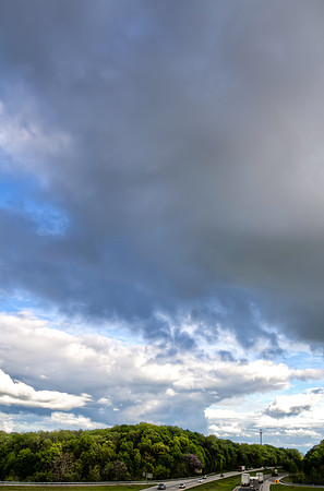 Sky With Green Trees